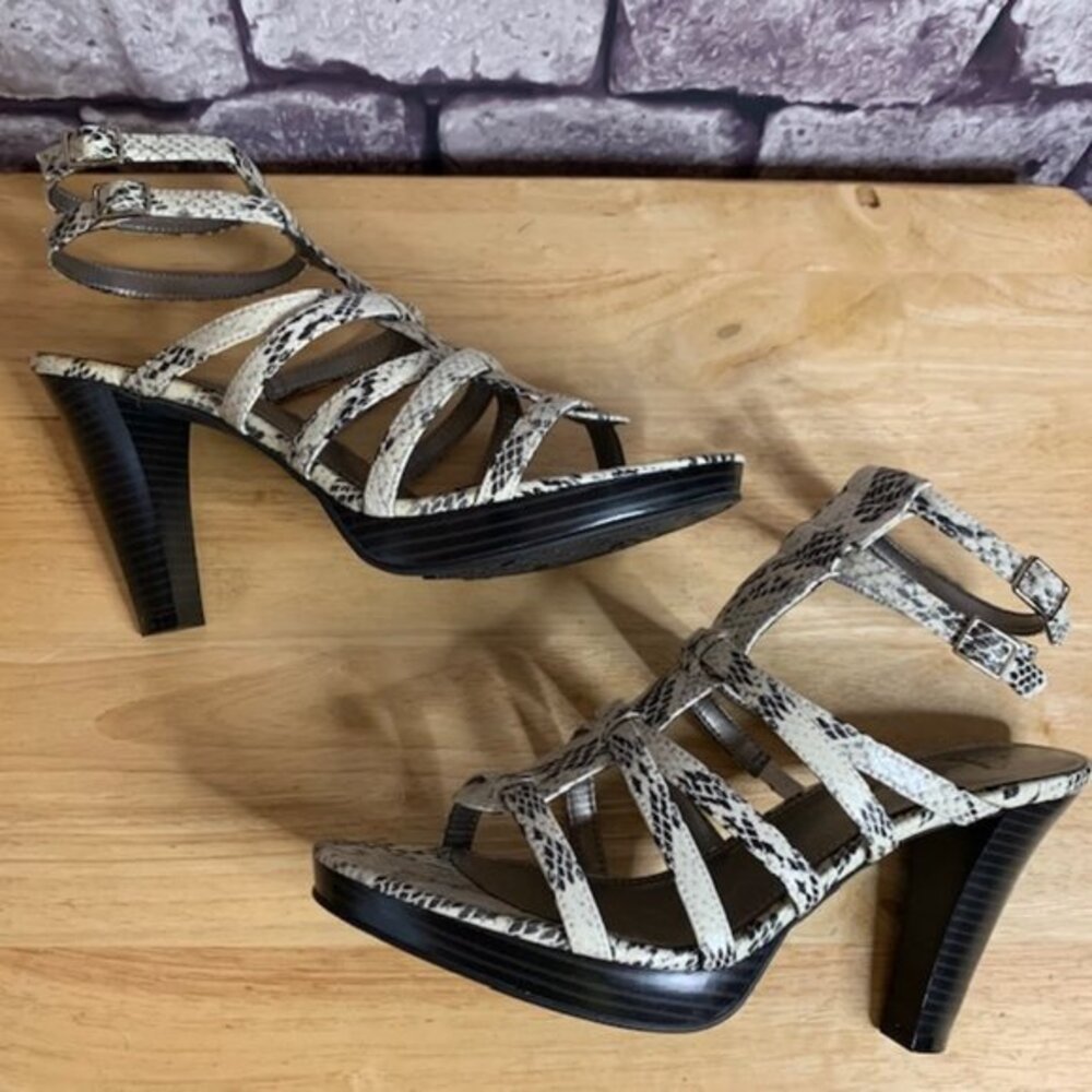 Fergalicious Strapy High Heels Size 9